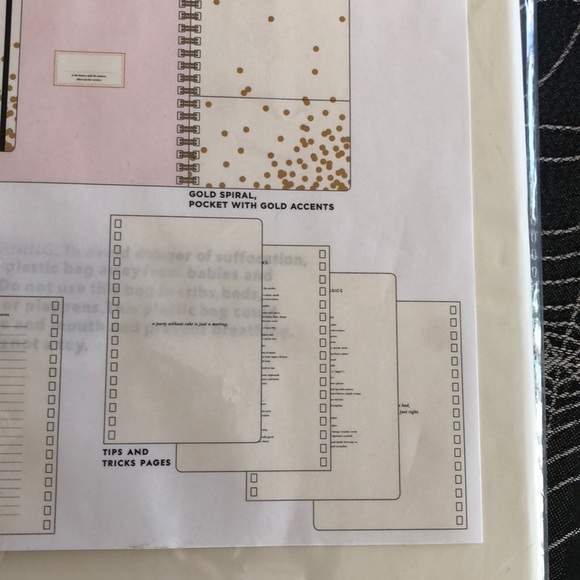 New! Kate Spade Confetti Party Planning Book - Picture 7 of 7